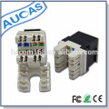 Cat6 cat7 keystone jack UTP para módulo rj45 y cable telefónico